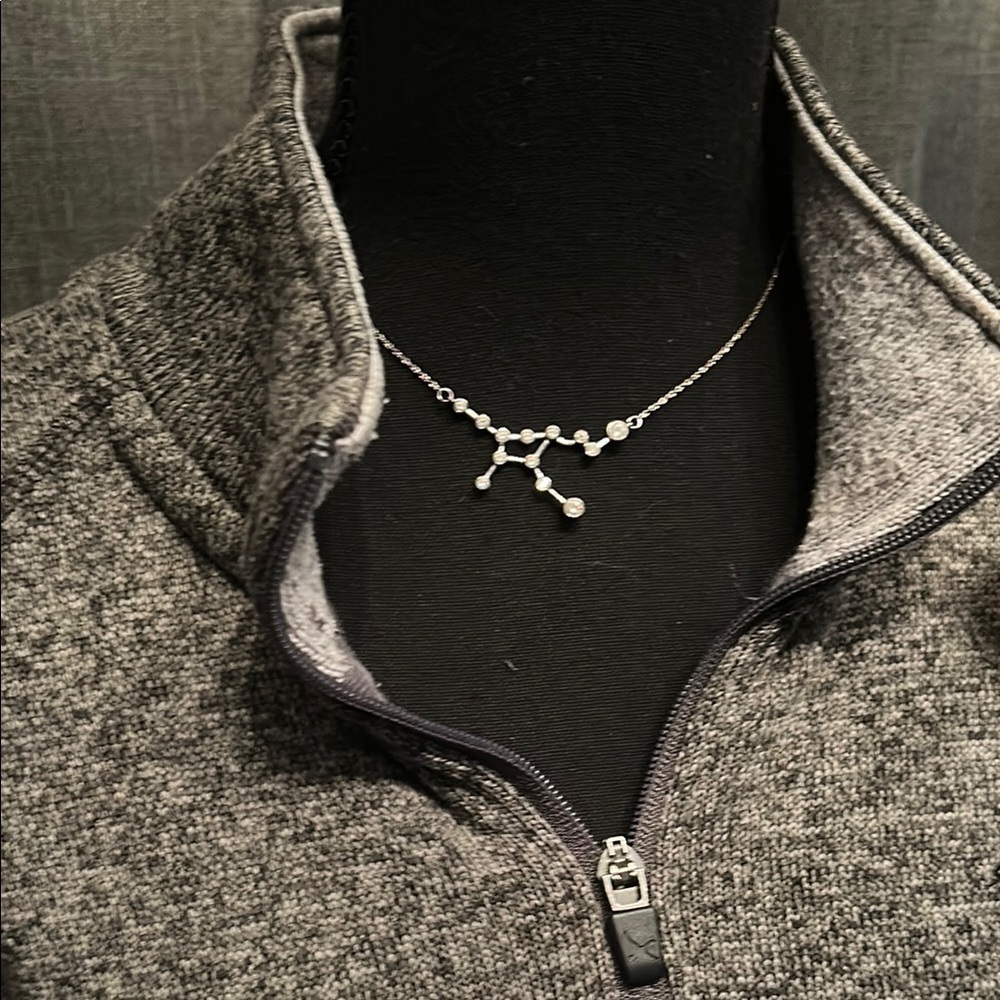 Eddie Bauer Gray Zip Up Sweater with Relaxed Fit - Picture 3 of 4